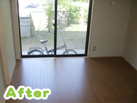 床リフォーム後1 床リフォーム後1