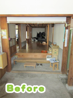 玄関階段設置前1 玄関階段設置前1