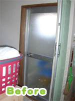 浴室ドア改修前1 浴室ドア改修前1