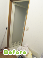 浴室ドア改修前2 浴室ドア改修前2